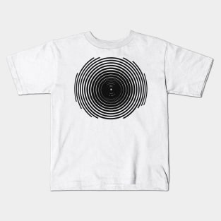 Pure Sound - Spinning Vinyl Record - Minimalist art style Kids T-Shirt